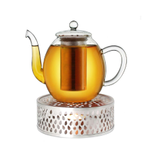 Stiklinis arbatinukas su šildykle „High“